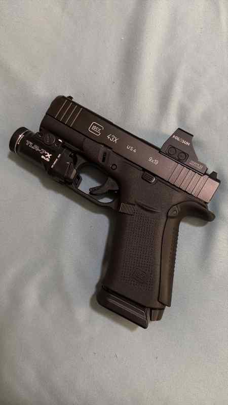 Glock 43x 15rds