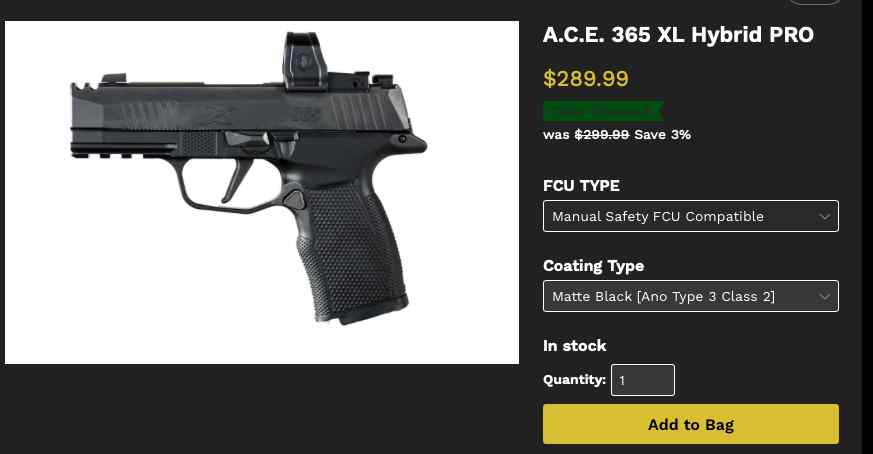 Icarus ACE 365 XL Hybrid PRO grip module